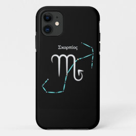 Funda Para iPhone 11 Estuche Zodiac Constellation Scorpio Funda-Mate pa