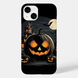 Funda Para iPhone 14 De Case-Mate Estuches de iPhone para calabaza negra de Hallowee