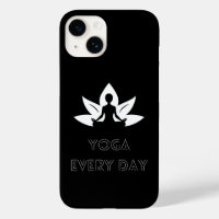 Estuches de teléfono asombrosos de yoga