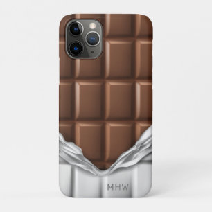 Funda Para iPhone 11 Pro Estuches de teléfono de "Chocolate Bar" con monogr