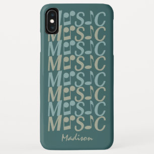 Funda Para iPhone XS Max Estuches de teléfono de nombre y color de personal