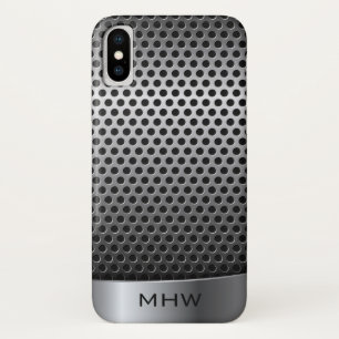 Funda Para iPhone X Estuches de teléfono monograma de personalizado de