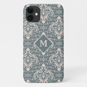 Funda Para iPhone 11 estuches de teléfono monograma del personalizado d