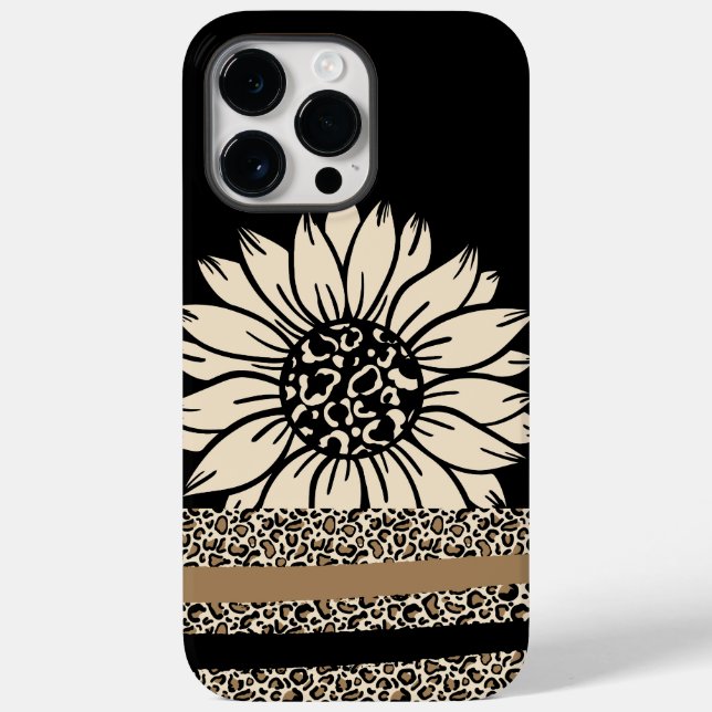 Funda De Case-Mate Para iPhone Estuches de teléfono: Safari de girasol (Reverso )