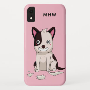 Funda Para iPhone XR Estuches graciosos de personalizado de perro con m