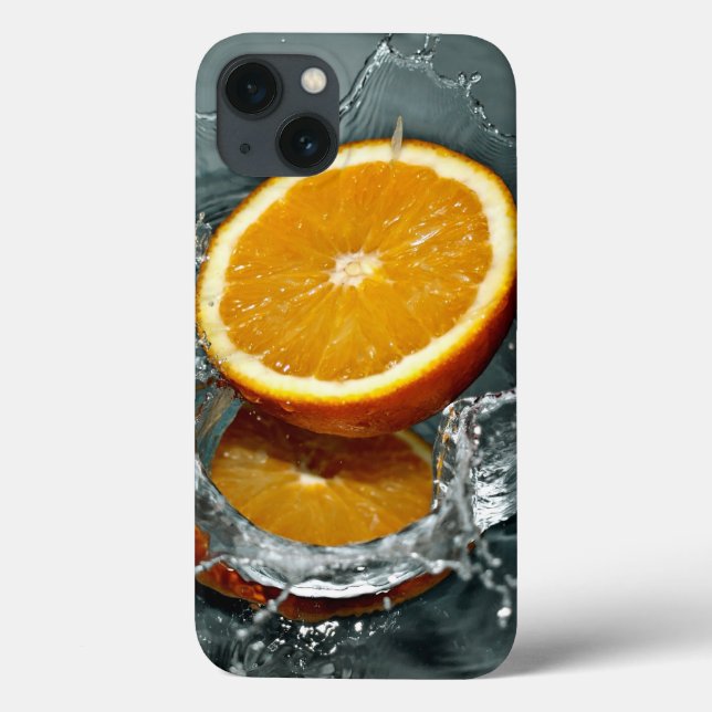 Funda De Case-Mate Para iPhone estuches para iPad naranja Splash (Reverso)