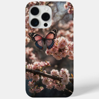 Funda Para iPhone 15 Pro Max Estuches para iPhone Floral con flores de cerezo d