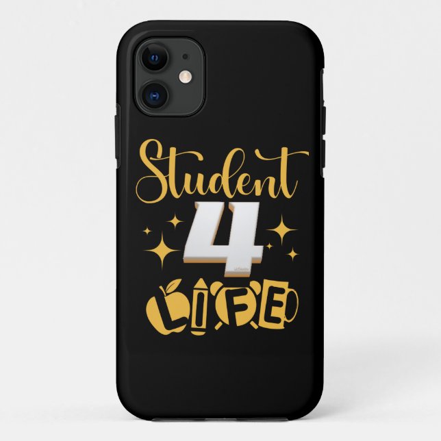 Funda De Case-Mate Para iPhone ESTUDIANTE POR VIDA #Studentlife (Reverso)