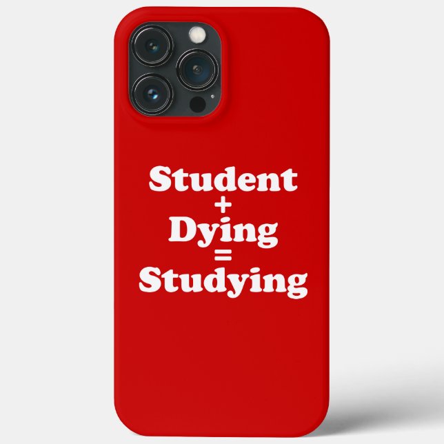Funda De Case-Mate Para iPhone Estudiantes más moribundos (Reverso )
