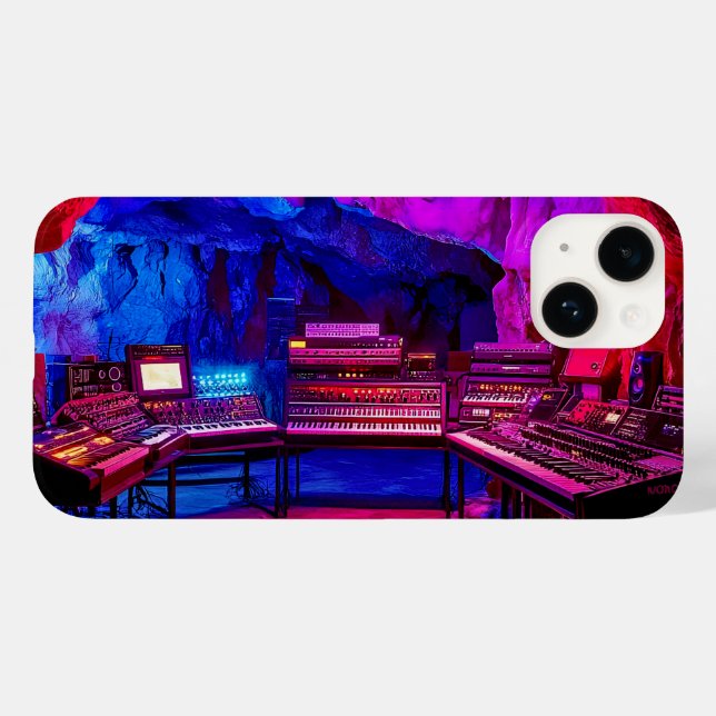 Funda De Case-Mate Para iPhone Estudio de Música Cave (Reverso  (Horizontal))