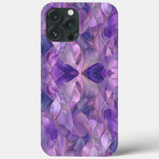 Funda Para iPhone 13 Pro Max Ethereal Amethyst Flow Elegant Resumen Púrpura
