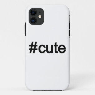 Funda Para iPhone 11 Etiqueta #Cute
