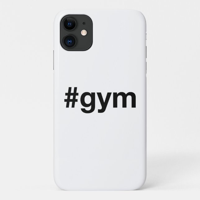 Funda De Case-Mate Para iPhone Etiqueta GYM (Reverso)