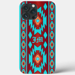 Funda Para iPhone 13 Pro Max Étnico Geométrico del Suroeste
