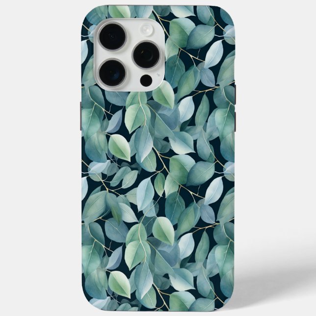 Funda De Case-Mate Para iPhone Eucalyptus Botánico Sale Protector Diseñador (Reverso )