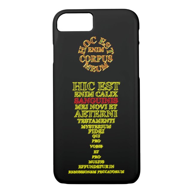 Funda De Case-Mate Para iPhone Eucaristía latina (Reverso)