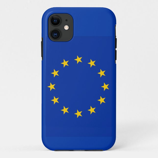 Funda De Case-Mate Para iPhone Europa estandarte (Reverso)