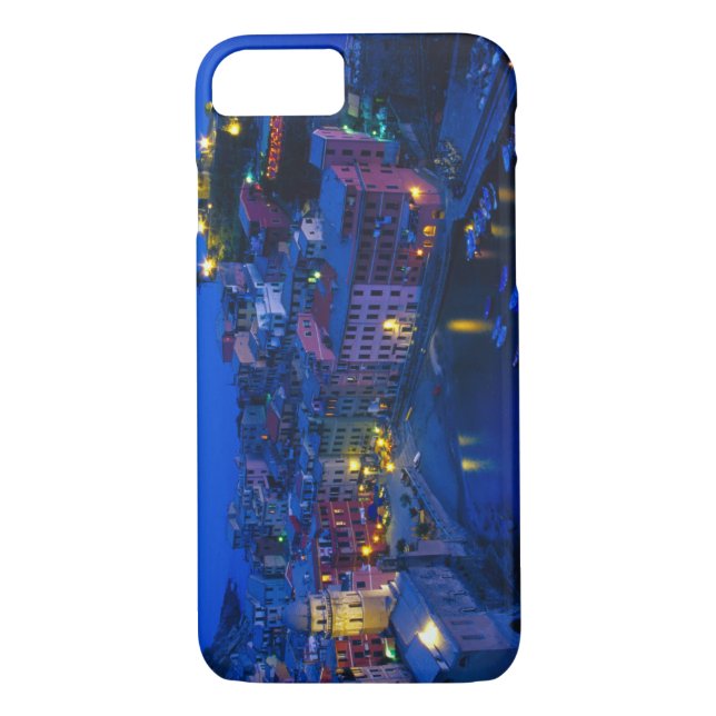 Funda De Case-Mate Para iPhone Europa, Italia, Cinque Terre, Vernazza. La colina (Reverso)