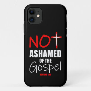 Funda Para iPhone 11 Evangelio no avergonzado Jesucristo Romanos 1:16 C