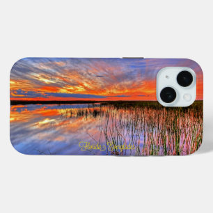Funda Para iPhone 15 Everglades de Florida, panorama panorámico,