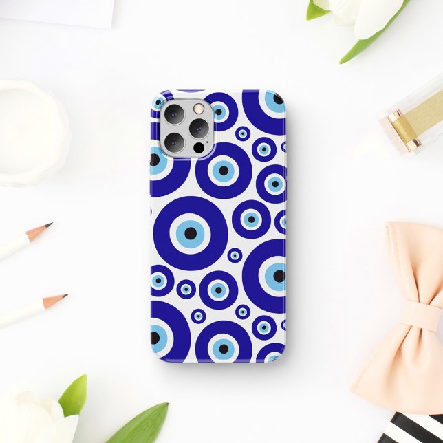 Funda De Case-Mate Para iPhone Evil Eye Pattern, Greek Eye, Turkish Eye, Nazar (Subido por el creador)