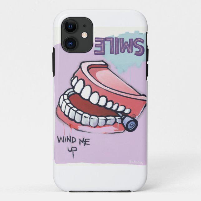 Funda De Case-Mate Para iPhone Evítame juguete de dientes de cháchara (Reverso)