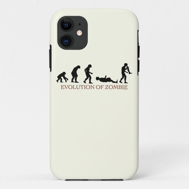 Funda De Case-Mate Para iPhone Evolución de Zombie (Reverso)