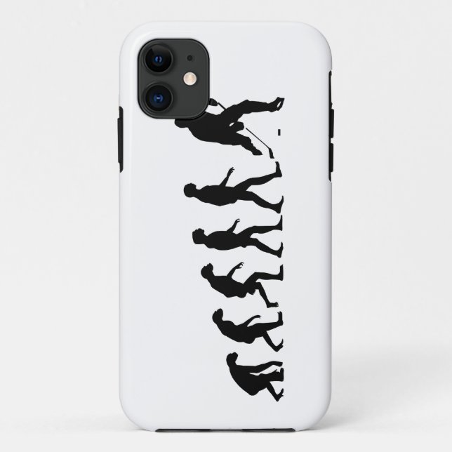 Funda De Case-Mate Para iPhone Evolución del caso del iPhone 5 del hockey (Reverso)