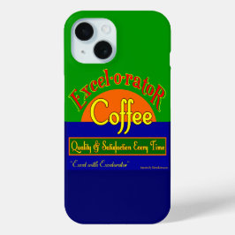title_seo2 Excelorator Coffee Funny Retro Art iPhone Estuche