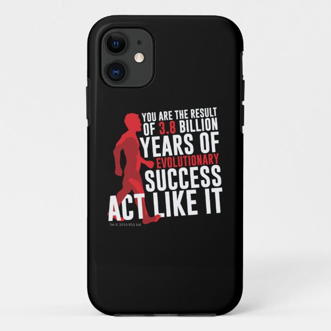 Funda De Case-Mate Para iPhone Éxito evolutivo (Reverso)