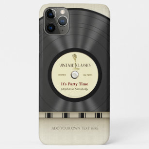 Funda Para iPhone 11 Pro Max Expediente clásico retro de LP del vinilo
