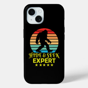 Funda Para iPhone 15 Experto en Escondite y Busca Bigfoot Divertido