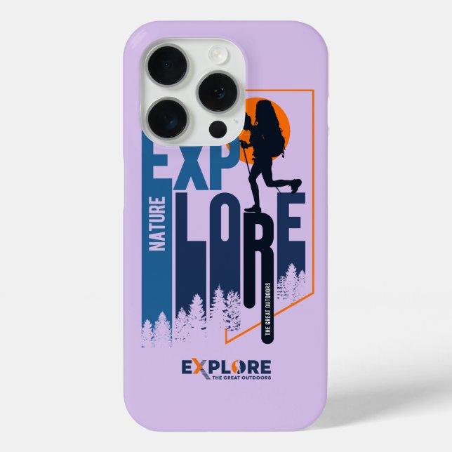 Funda De Case-Mate Para iPhone Exploración de la Naturaleza | Mujeres - (Reverso )