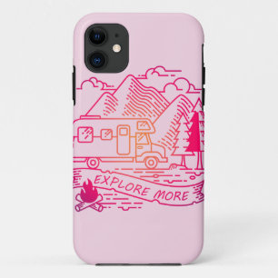 Funda Para iPhone 11 Explorar más el amante de la naturaleza de la mont