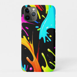 Funda Para iPhone 11 Pro Explosión de Color: Arte Abstracto