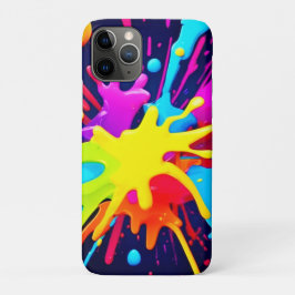 Funda Para iPhone 11 Pro Explosión de pintura radiante