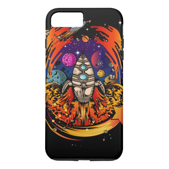 Funda De Case-Mate Para iPhone Explosión en el espacio (Reverso)