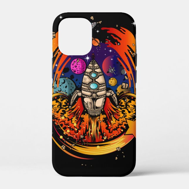 Funda De Case-Mate Para iPhone Explosión en el espacio (Reverso )