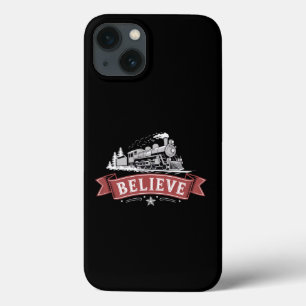 Funda Para iPhone 13 Expreso Feliz Navidad Polo Norte Navidad Santa