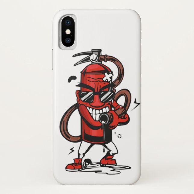 Funda De Case-Mate Para iPhone Extintor (Reverso)