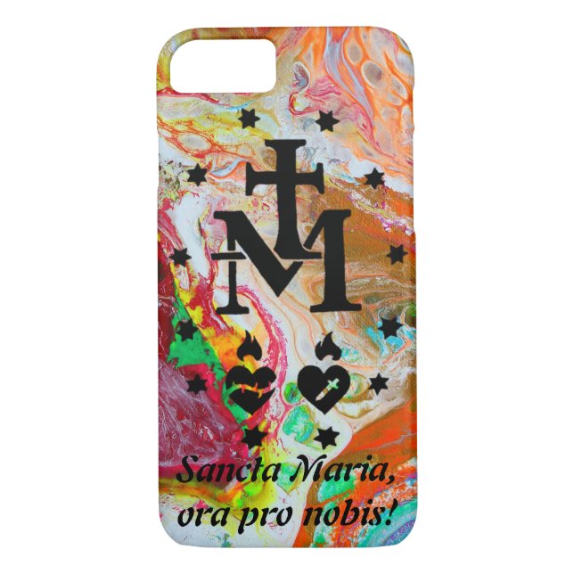 Funda De Case-Mate Para iPhone Extracto de medalla milagrosa (Reverso)
