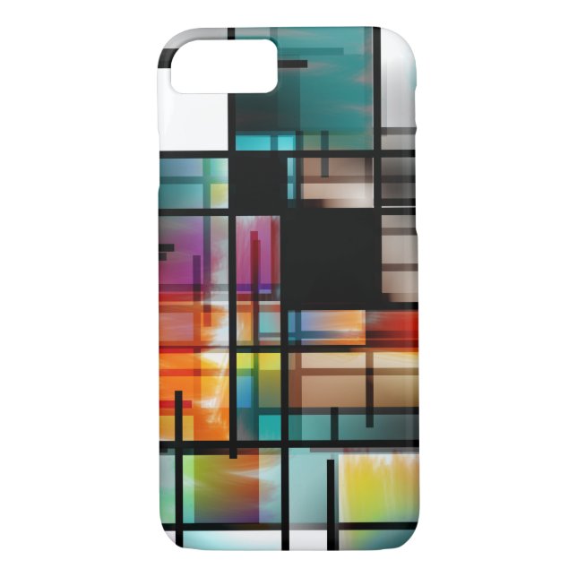 Funda De Case-Mate Para iPhone Extracto del arte moderno (Reverso)