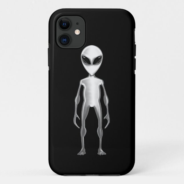 Funda De Case-Mate Para iPhone Extranjero gris (Reverso)