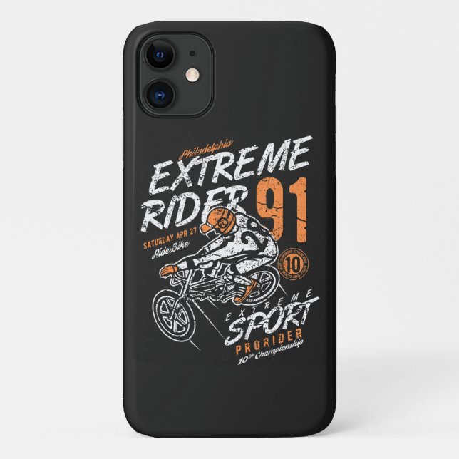 Funda De Case-Mate Para iPhone Extreme Rider Pro Rider BMX (Reverso)