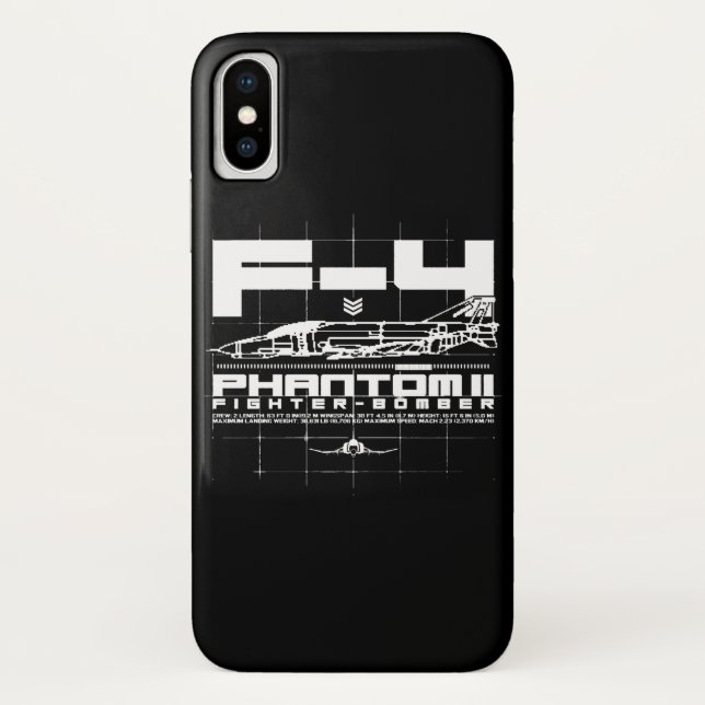 Funda De Case-Mate Para iPhone F-4 Fantasma II (Reverso)