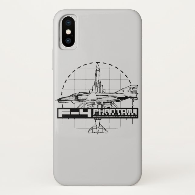 Funda De Case-Mate Para iPhone F-4 Fantasma II (Reverso)
