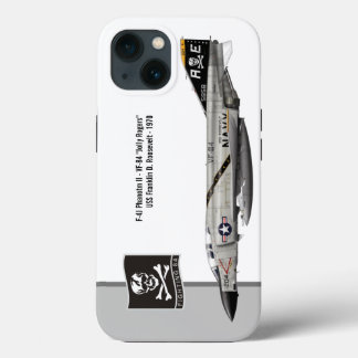 Funda Para iPhone 13 F-4 Phantom II VF-84 Jolly Rogers profile