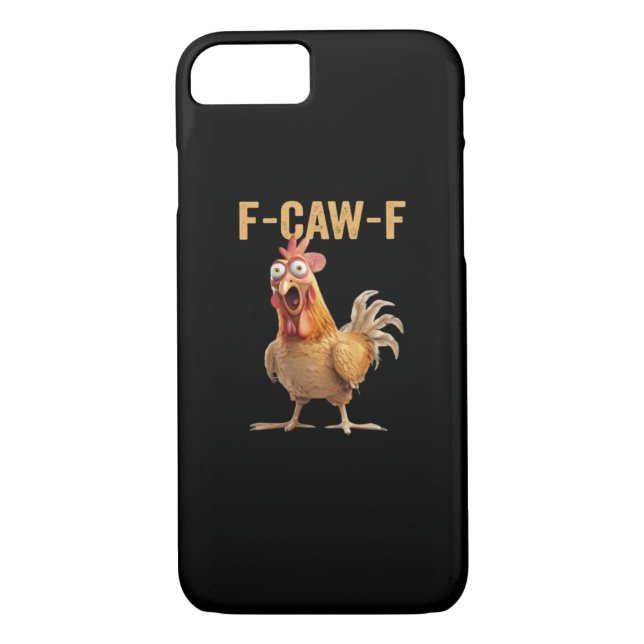 Funda De Case-Mate Para iPhone F-Caw-F Chicken Classic Creative Casual (Reverso)
