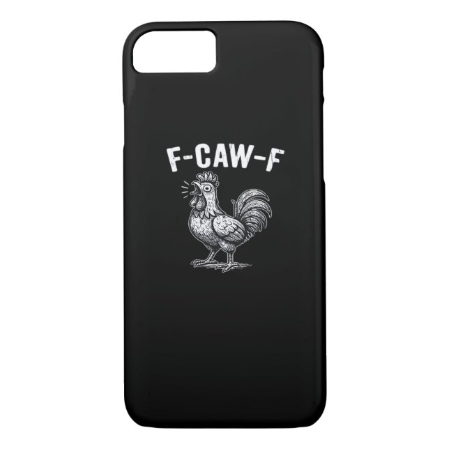 Funda De Case-Mate Para iPhone F-Caw-F Chicken Retro Graphic (Reverso)