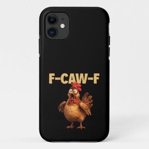 Funda Para iPhone 11 F Caw F Chiste de Pollo Humor Oscuro Sarcasmo